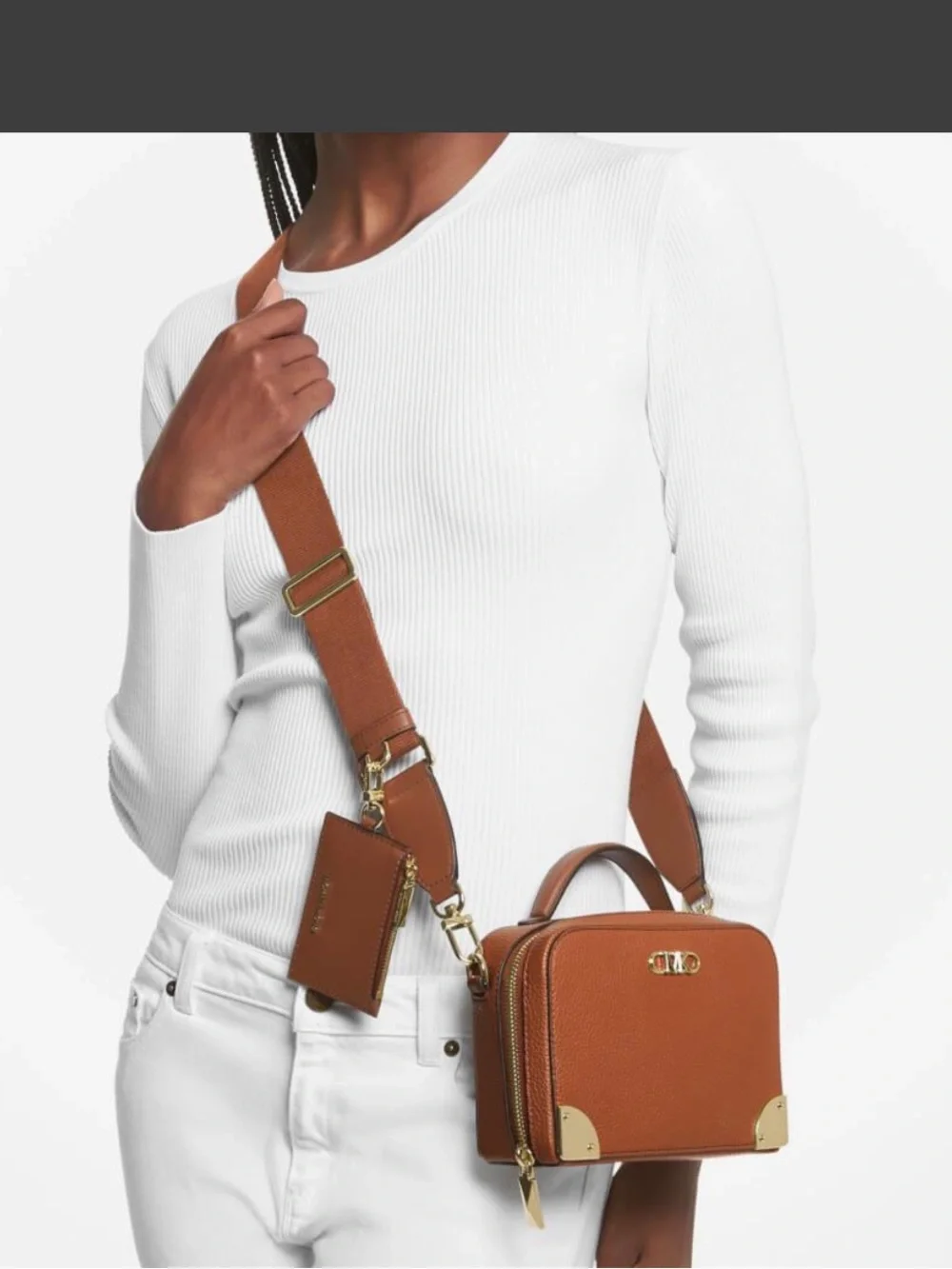 NWT Michael Kors Estelle Small Trunk Crossbody Bag